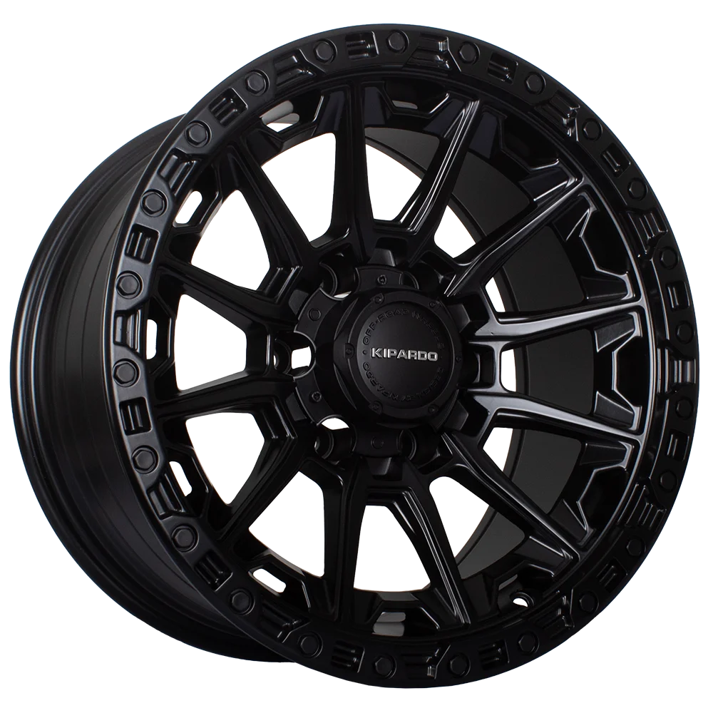 Llantas Aro 17×9 6×139.7 ET0 KF15 Matte Black (Set 4 Llantas)