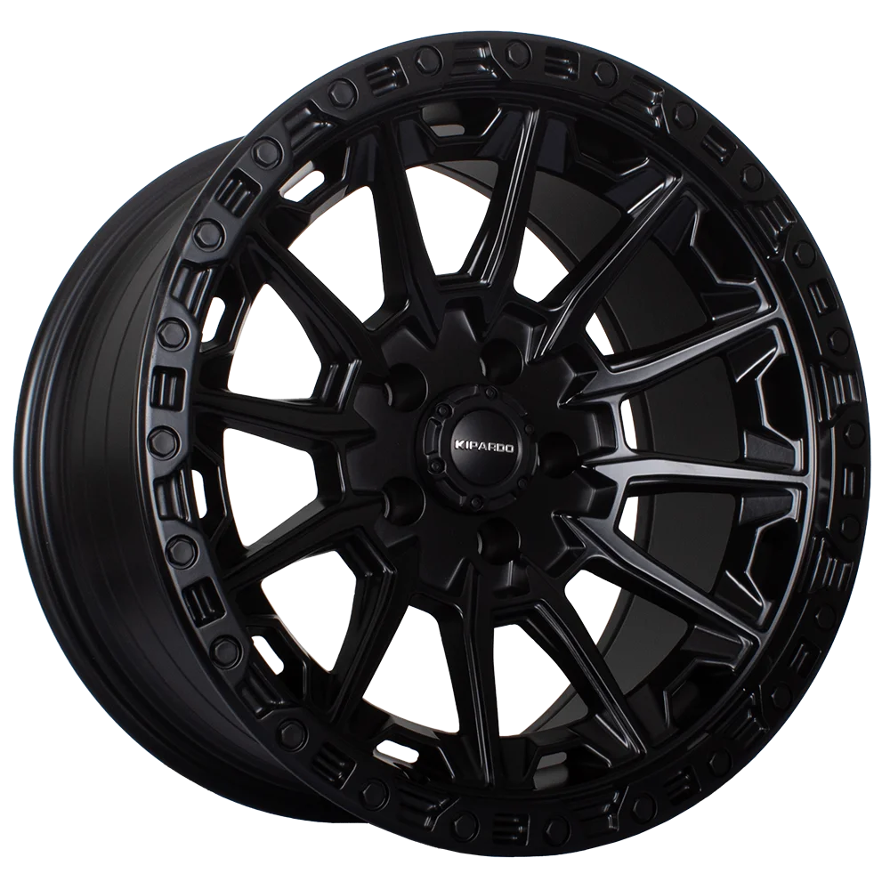 Llantas Aro 18×9 5×114.3 ET15 KF15 Matte Black (Set 4 Llantas)