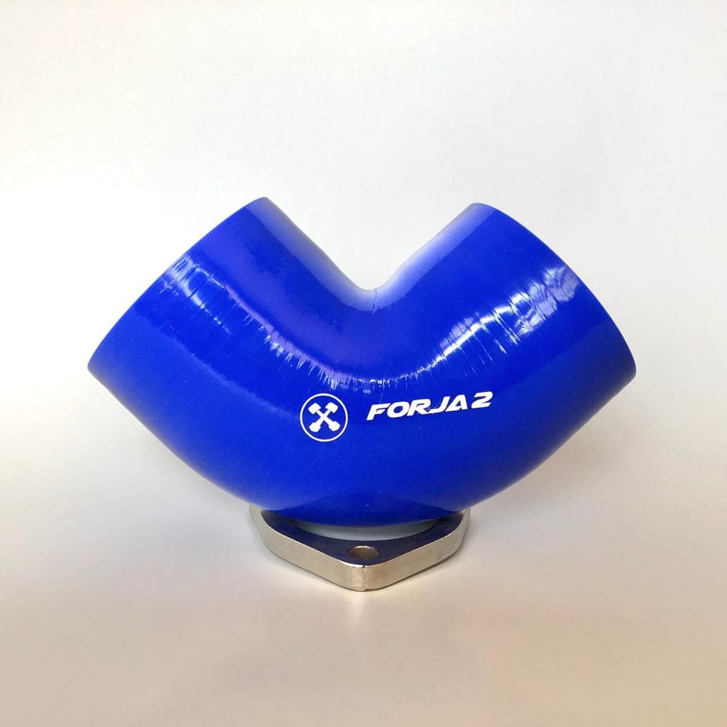Acople silicona 90° 3 pulgadas